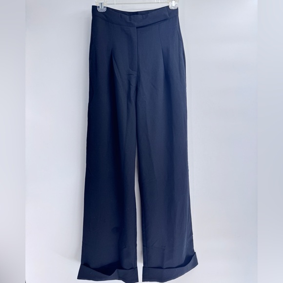 JEAAMKSSER Women's High-Waisted Wide Leg Black Pants size Small - Picture 5 of 12